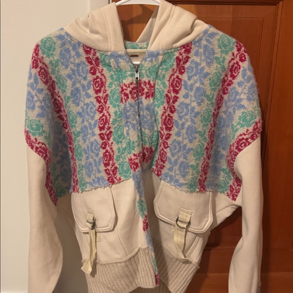 Fleece lined Free People Sweater - Picture 2 of 5